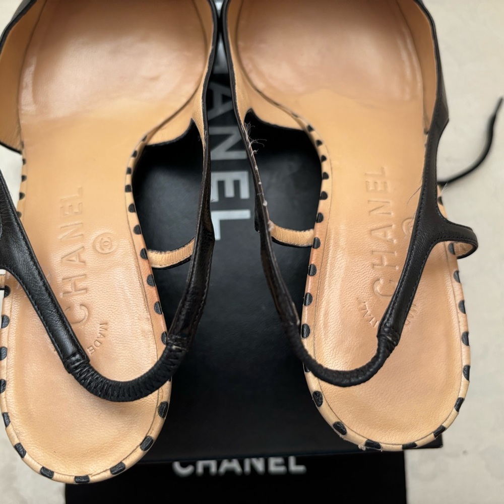 🆕 Chanel cc stitching Slingback, in Box - Picture 3 of 9
